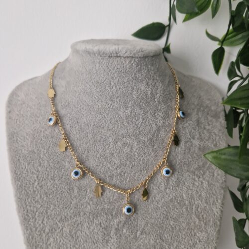 Evil Eye Gold Necklace