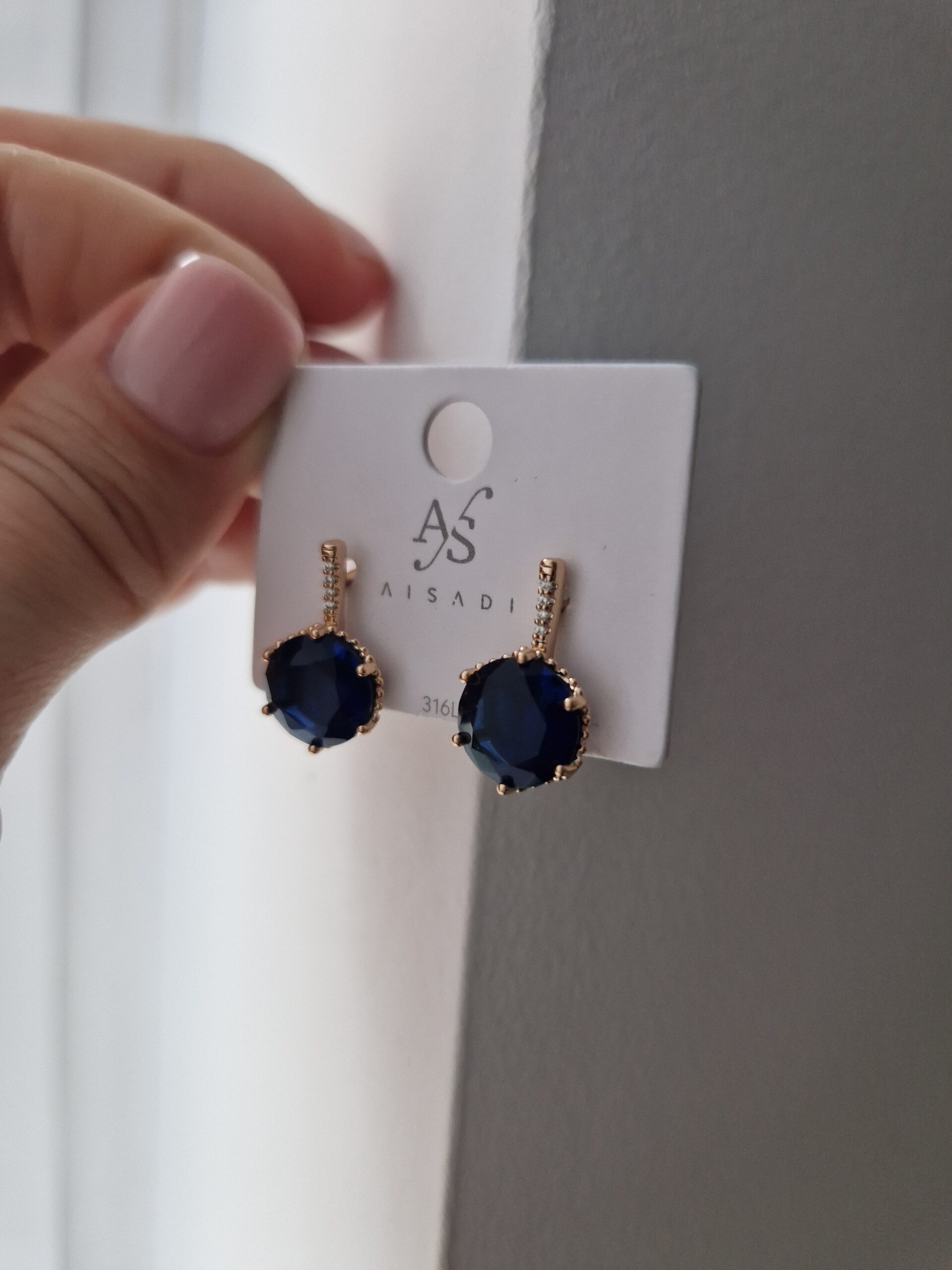 Chunky Gold Stud Earrings - Image 2