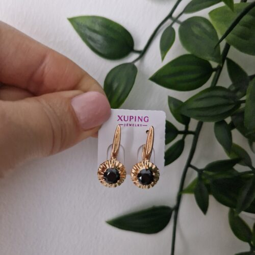 Black Gold Earrings