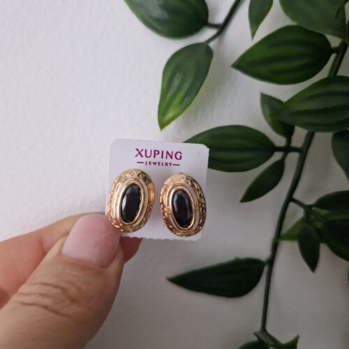 Black Gold Earrings