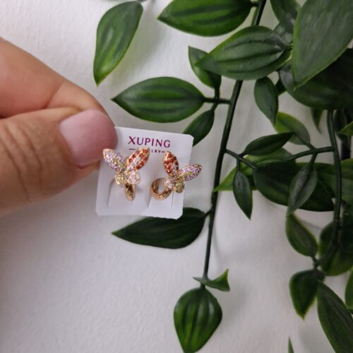Multicoloured Butterfly Earrings
