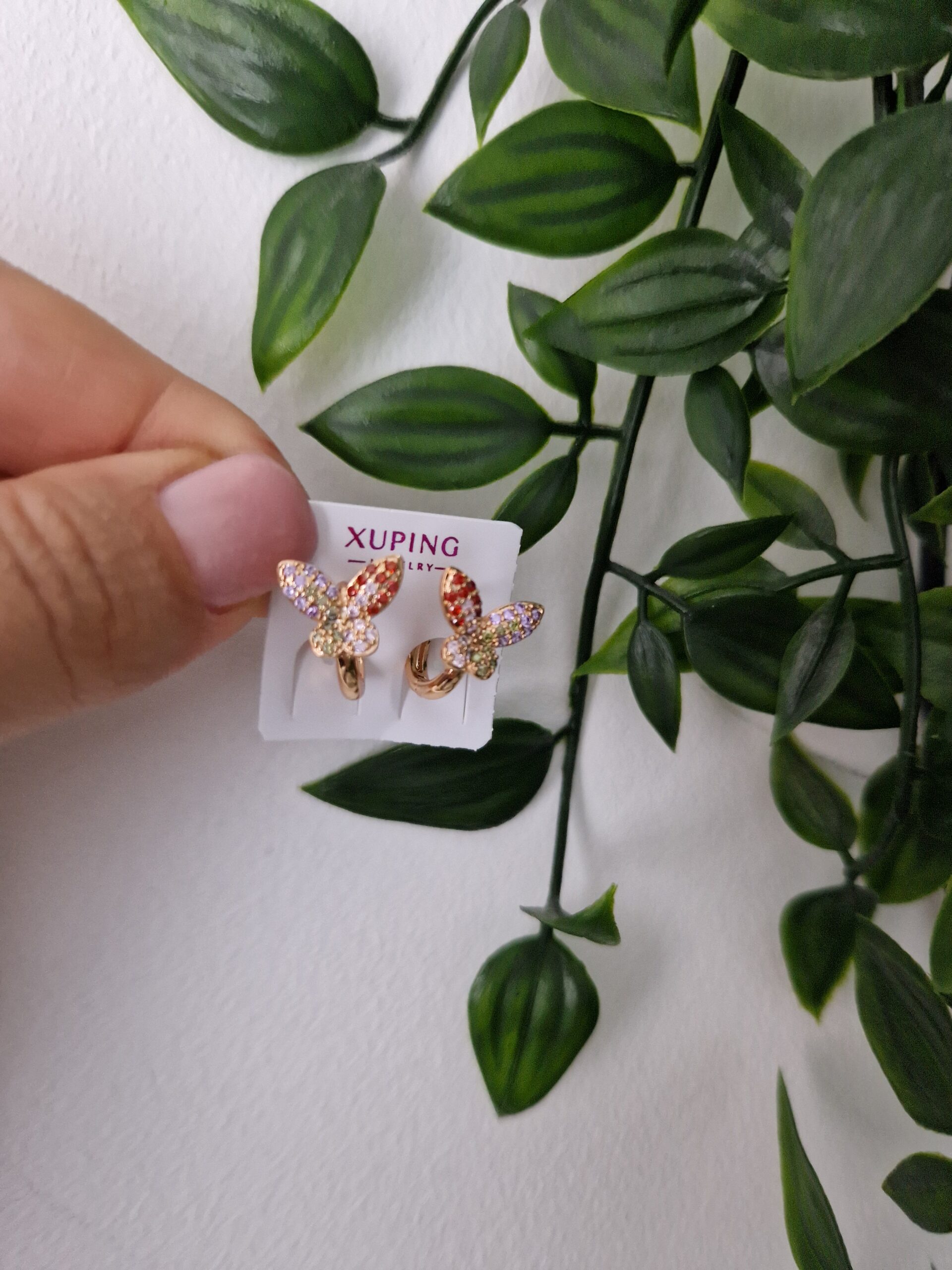 Multicoloured Butterfly Earrings