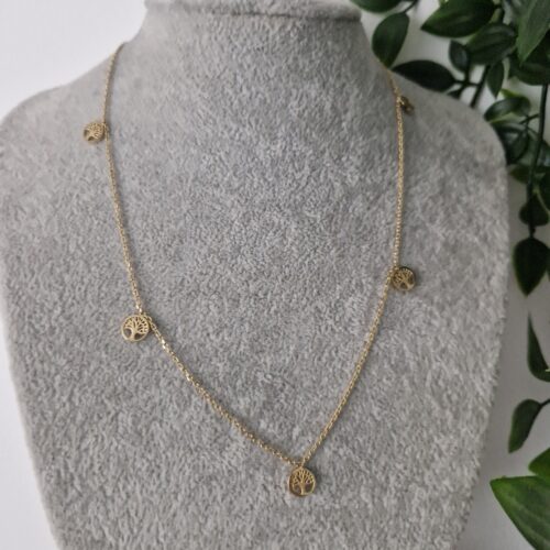 Tree Of Life Gold Necklace