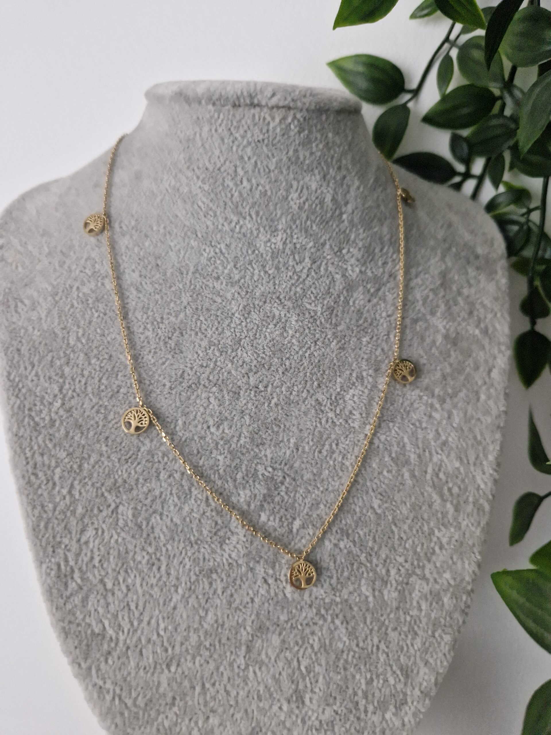 Tree Of Life Gold Necklace