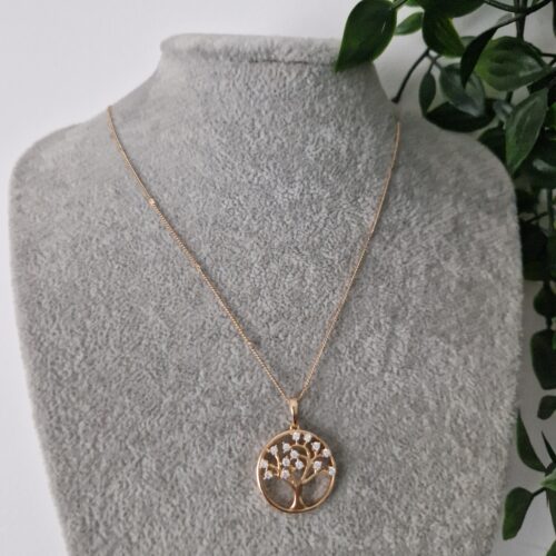 Tree of Life Rose Gold Necklace