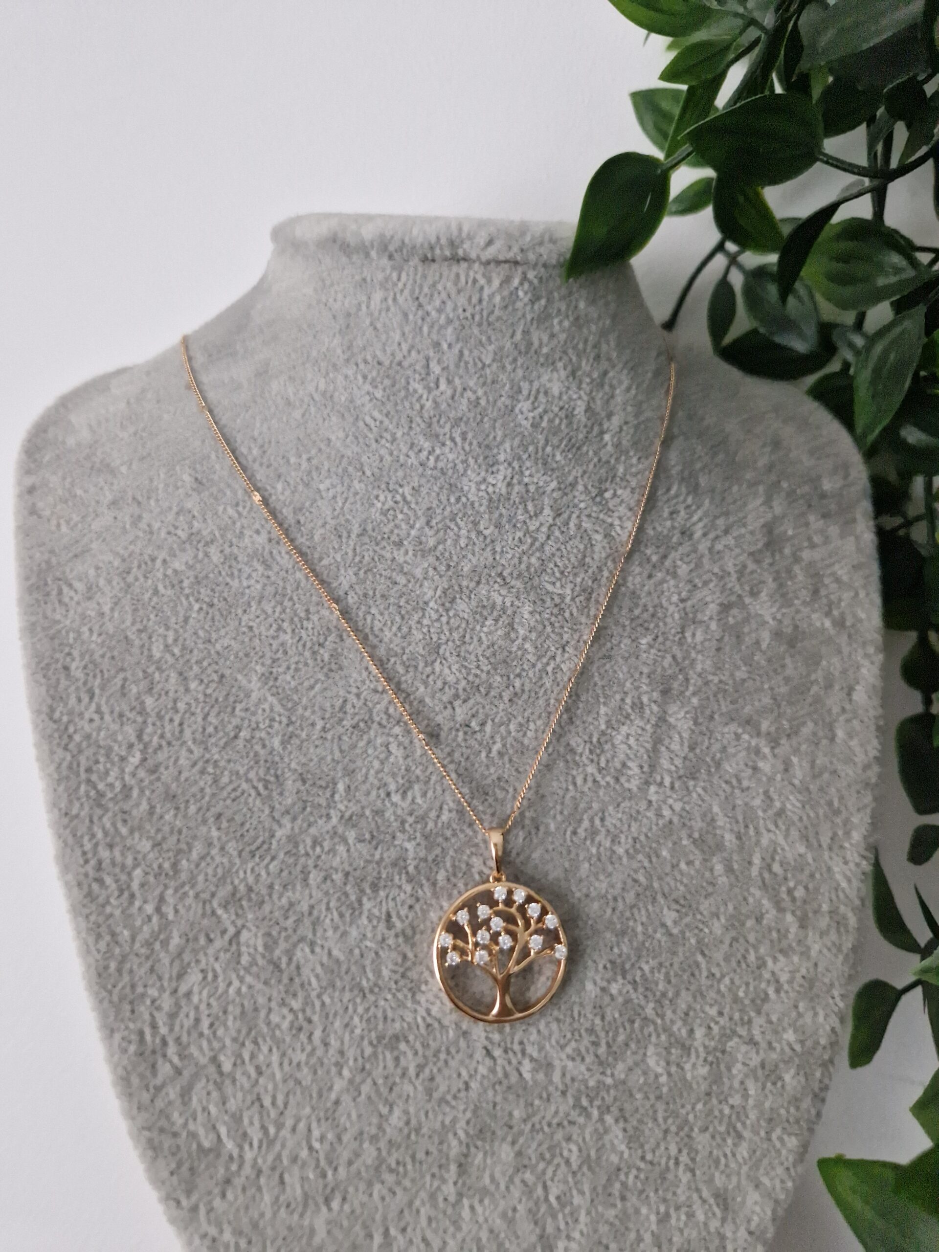 Tree of Life Rose Gold Necklace
