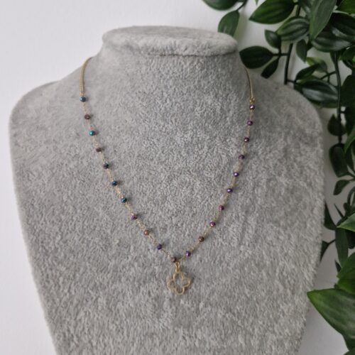 Lilou Multicolored Gold Necklace