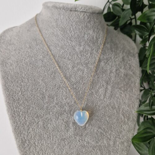 Heart Stone Gold Necklace