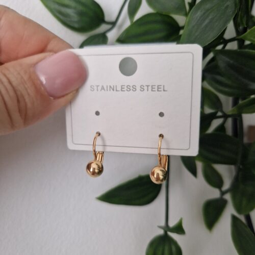 Simple Gold Earrings