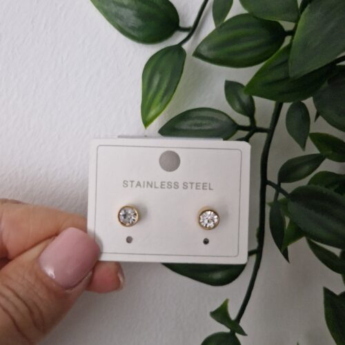 Zirconia Stud Earrings