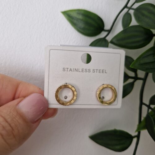Gold Stud Earrings