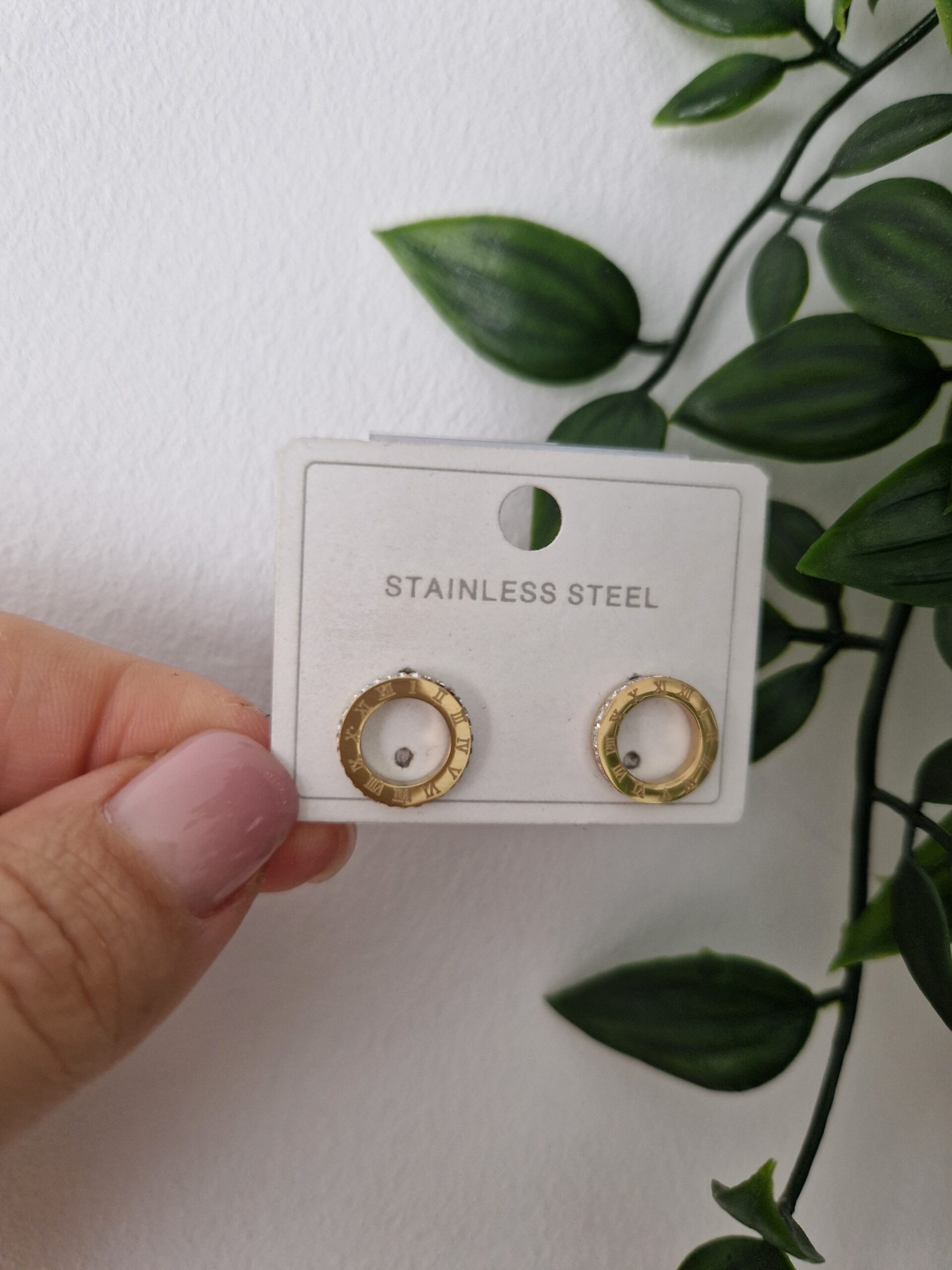 Gold Stud Earrings