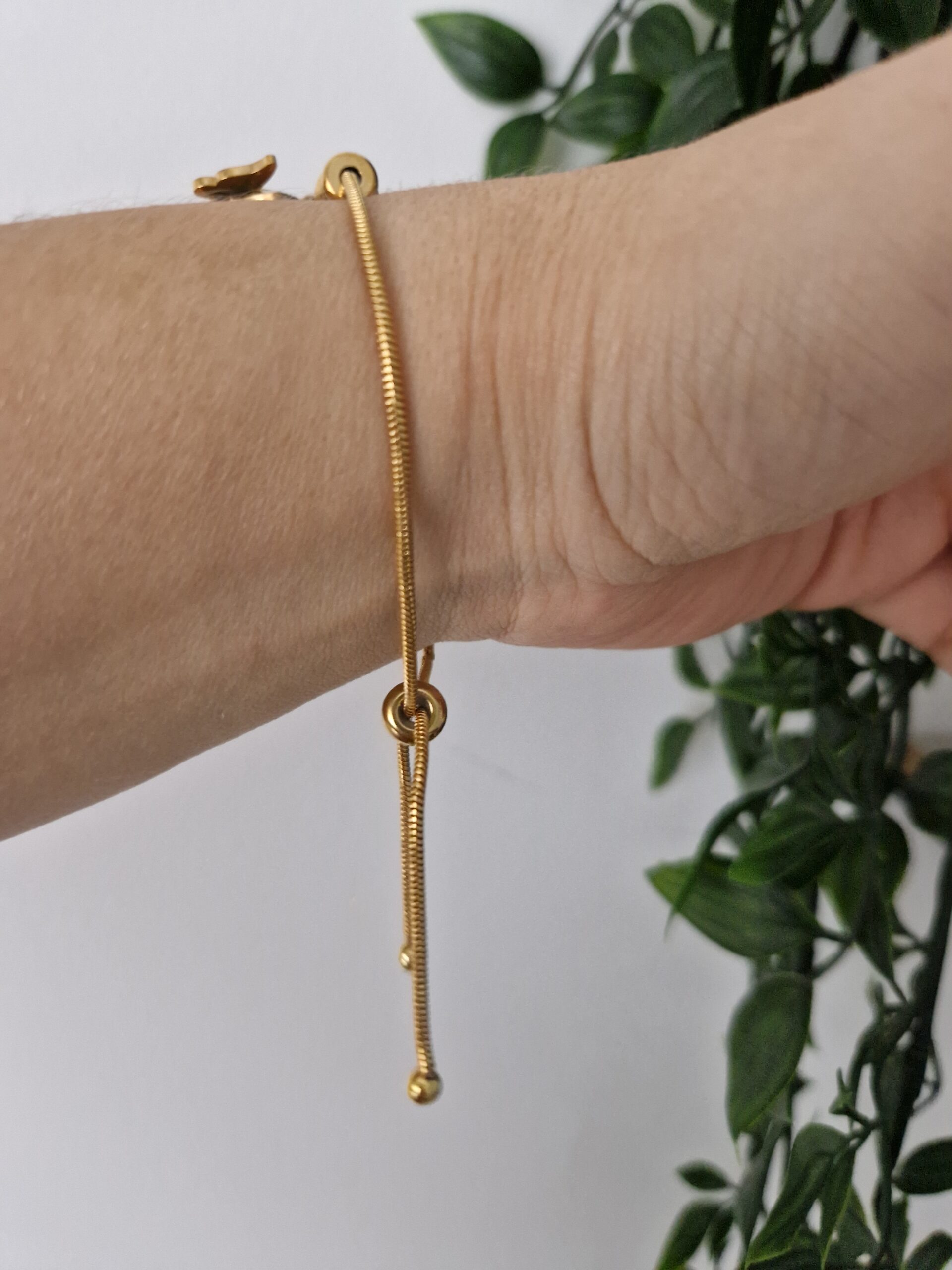 Butterfly Gold Bracelet - Image 2