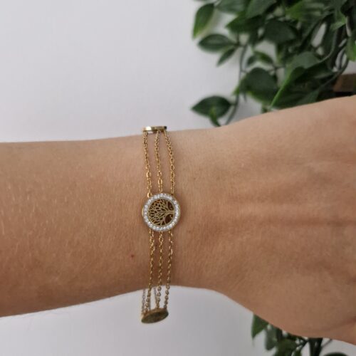 Tree if Life Gold Bracelet