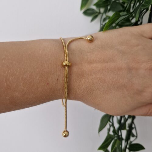 Adjustable Gold Bracelet
