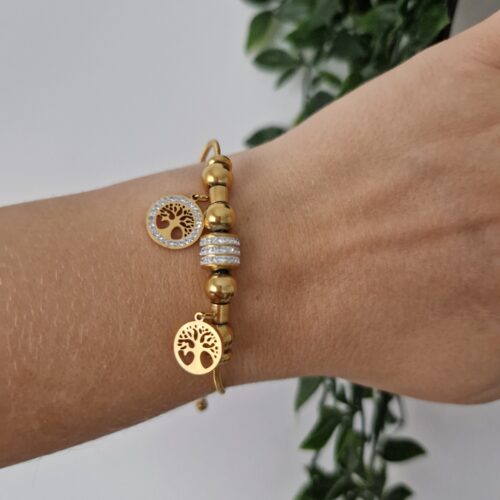 Tree of Life Zirconia Bracelet