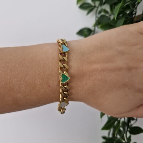 Heart Gold Bracelet