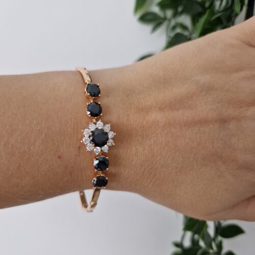 Black Rose Gold Bracelet