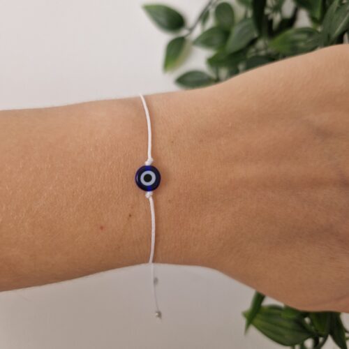 Evil Eye White Bracelet