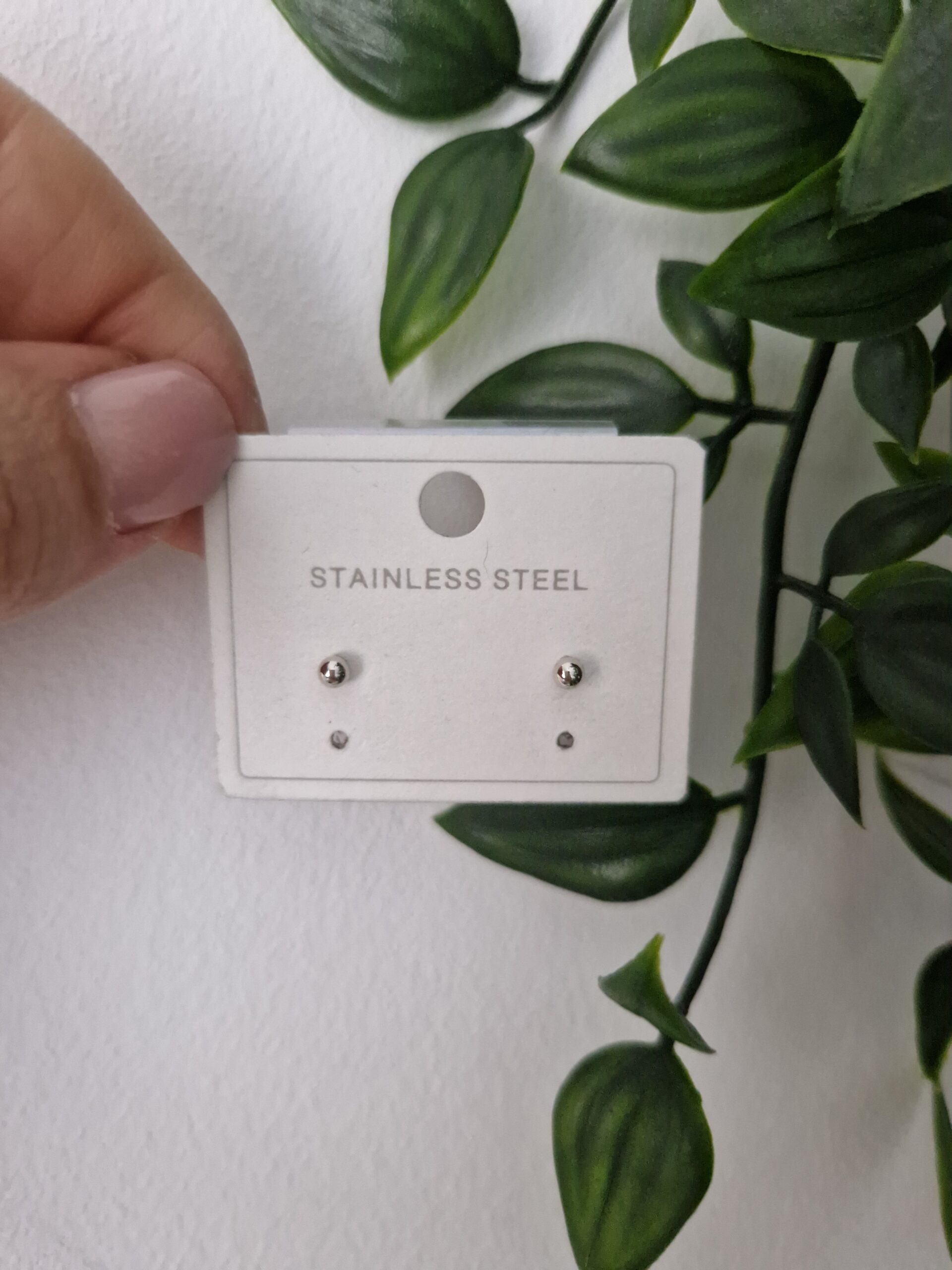 Mini Silver Stud Earrings