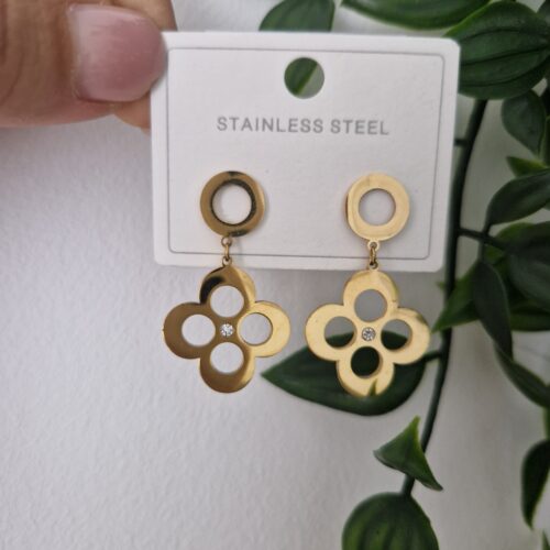 Lilou Gold Stud Earrings