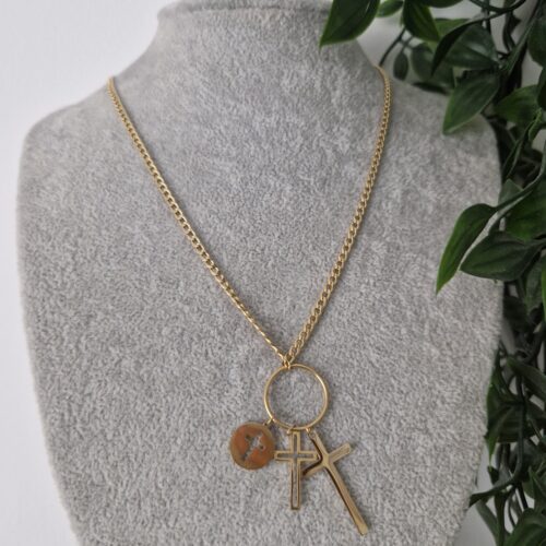 Cross Gold Necklace