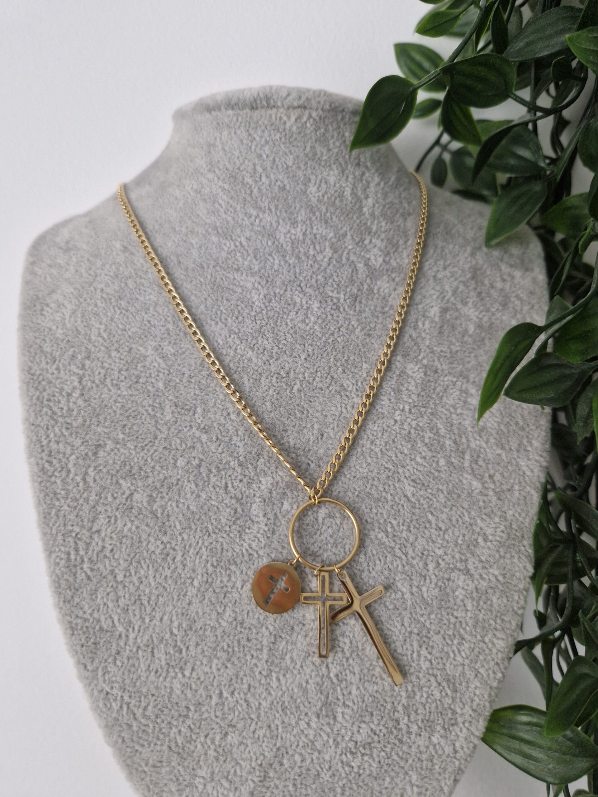 Cross Gold Necklace