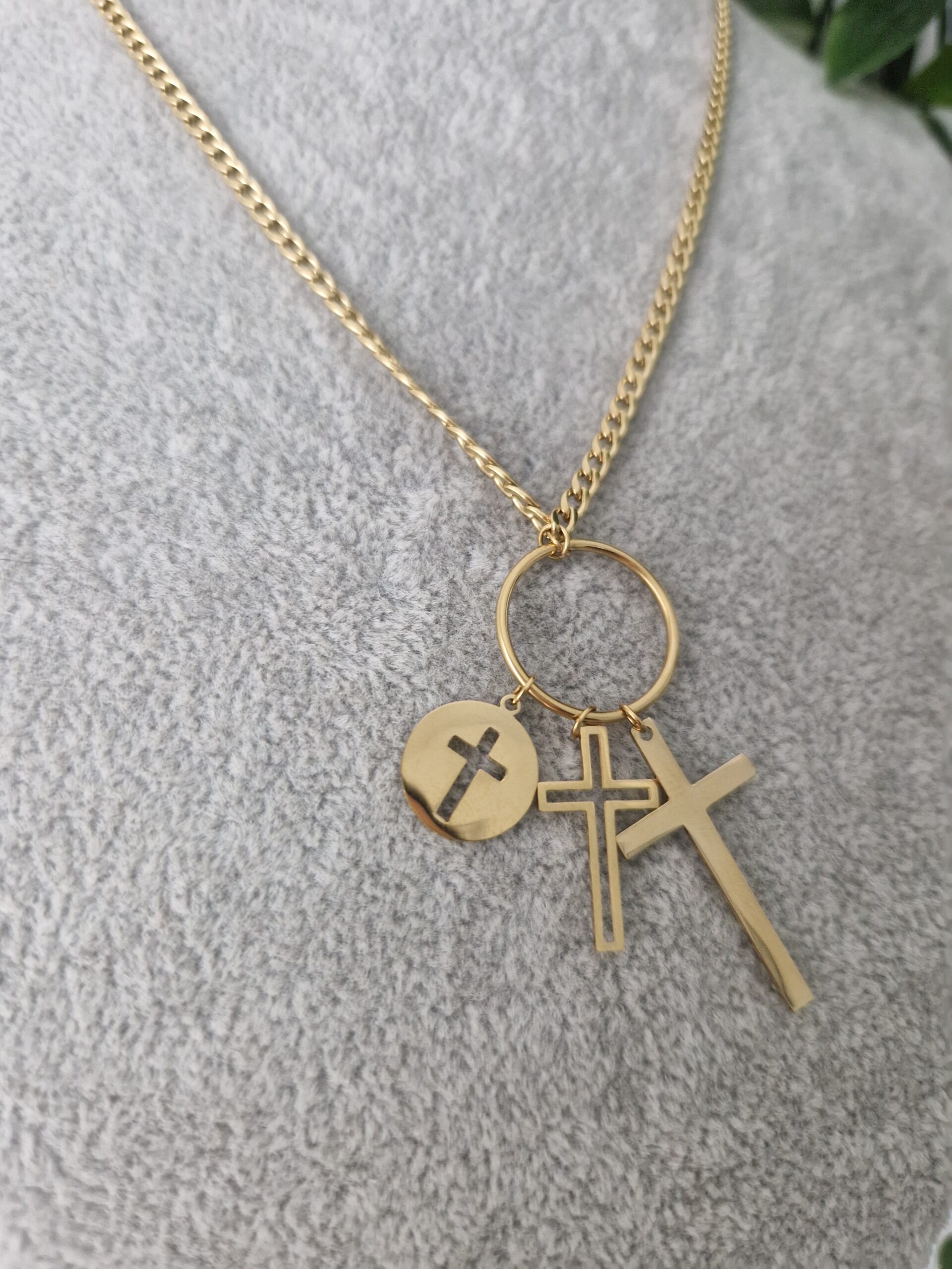 Cross Gold Necklace - Image 2