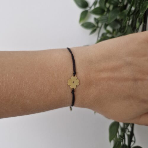 Black Clover Gold Bracelet