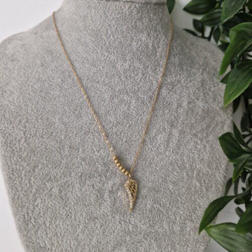 Angel Wing Gold Necklace