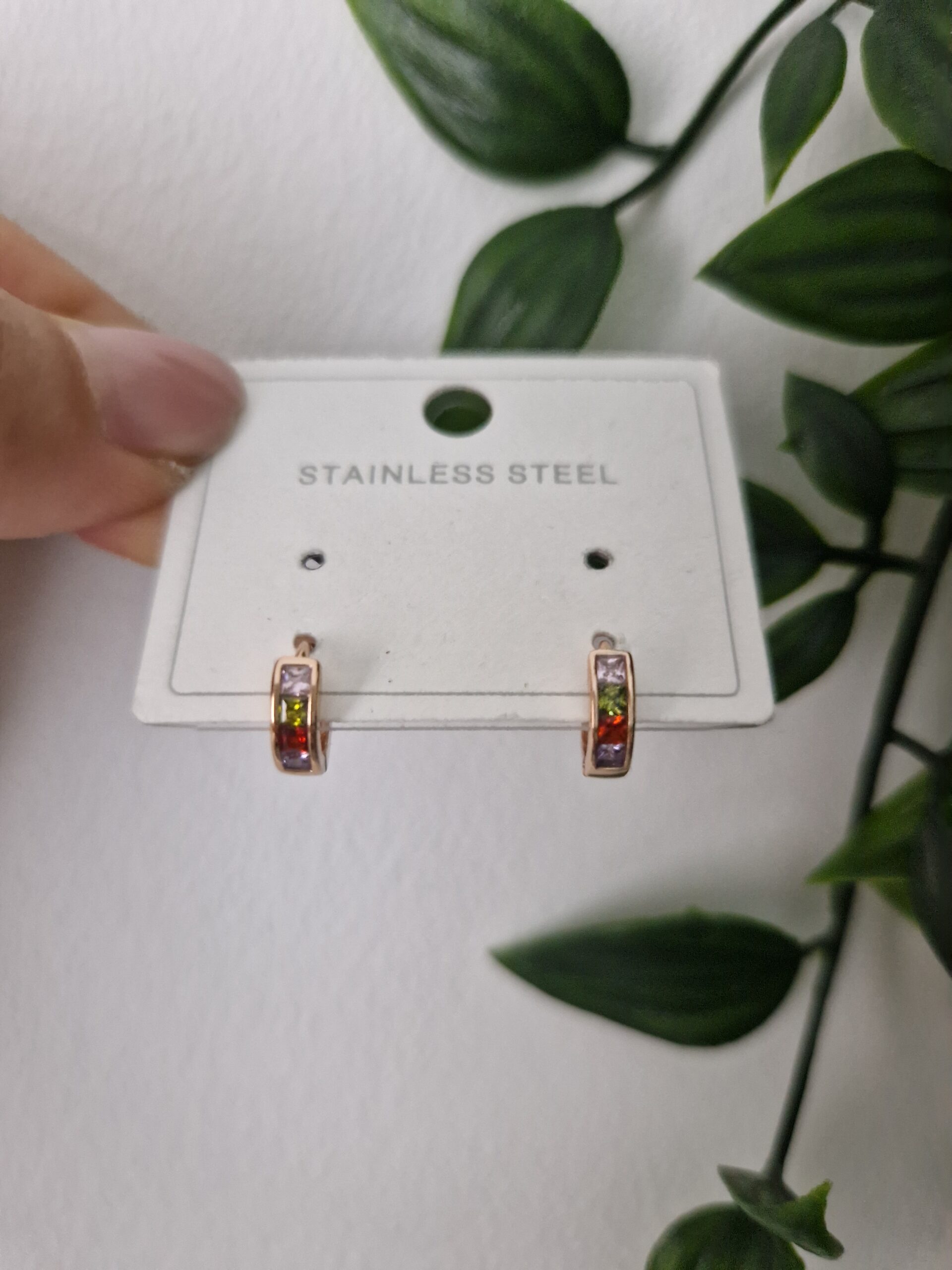 Kids Mulricoloured Hoop Earrings