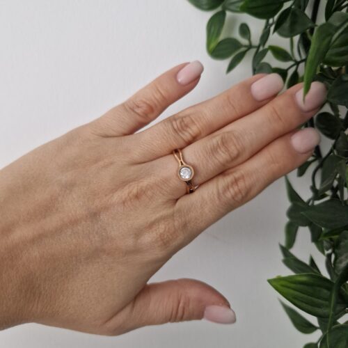 RINGS - ROSE GOLD SIZE 8