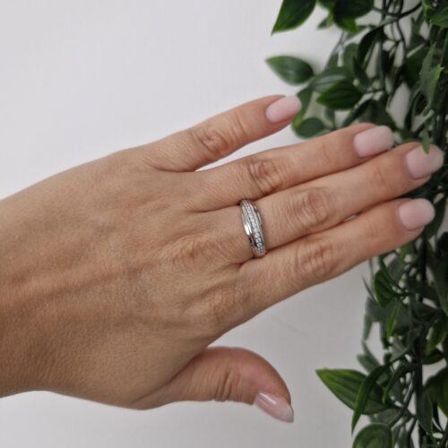 RINGS - SILVER SIZE 8