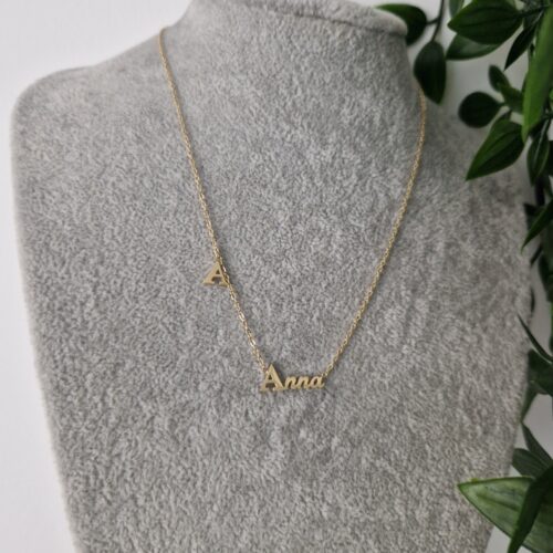 NECKLACE NAME - GOLD ANNA