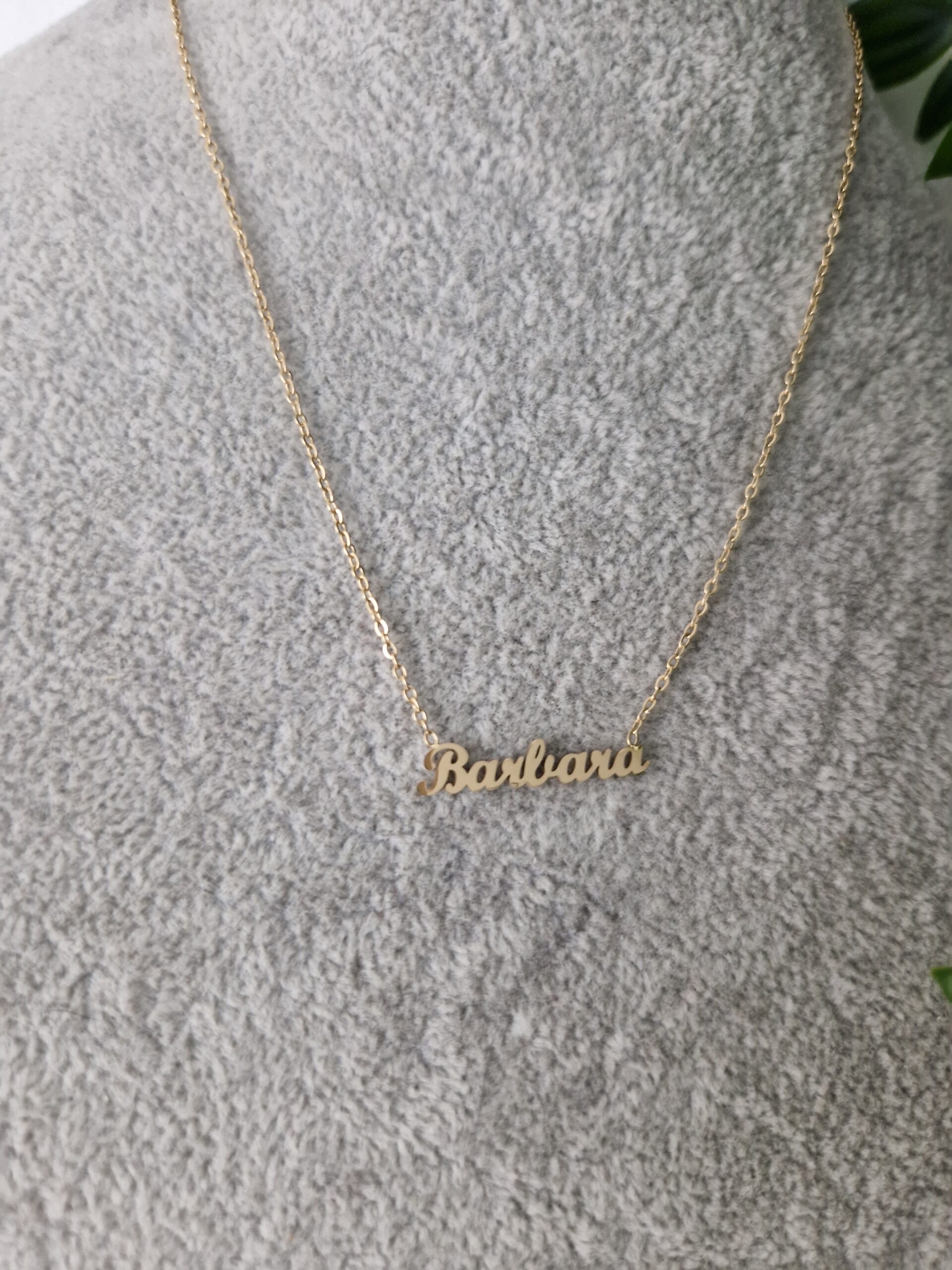 NECKLACE NAME - GOLD BARBARA - Image 2