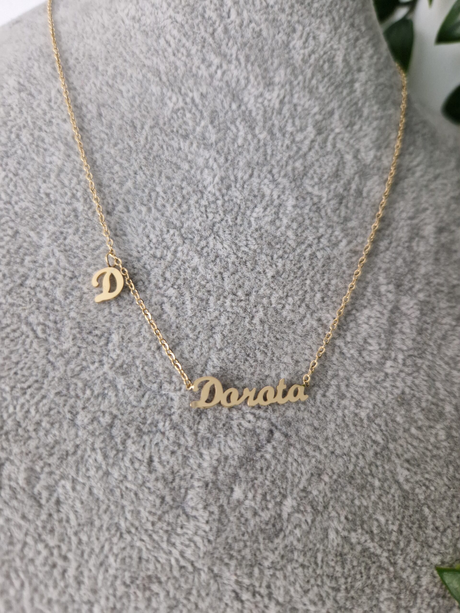 NECKLACE NAME - GOLD DOROTA - Image 2