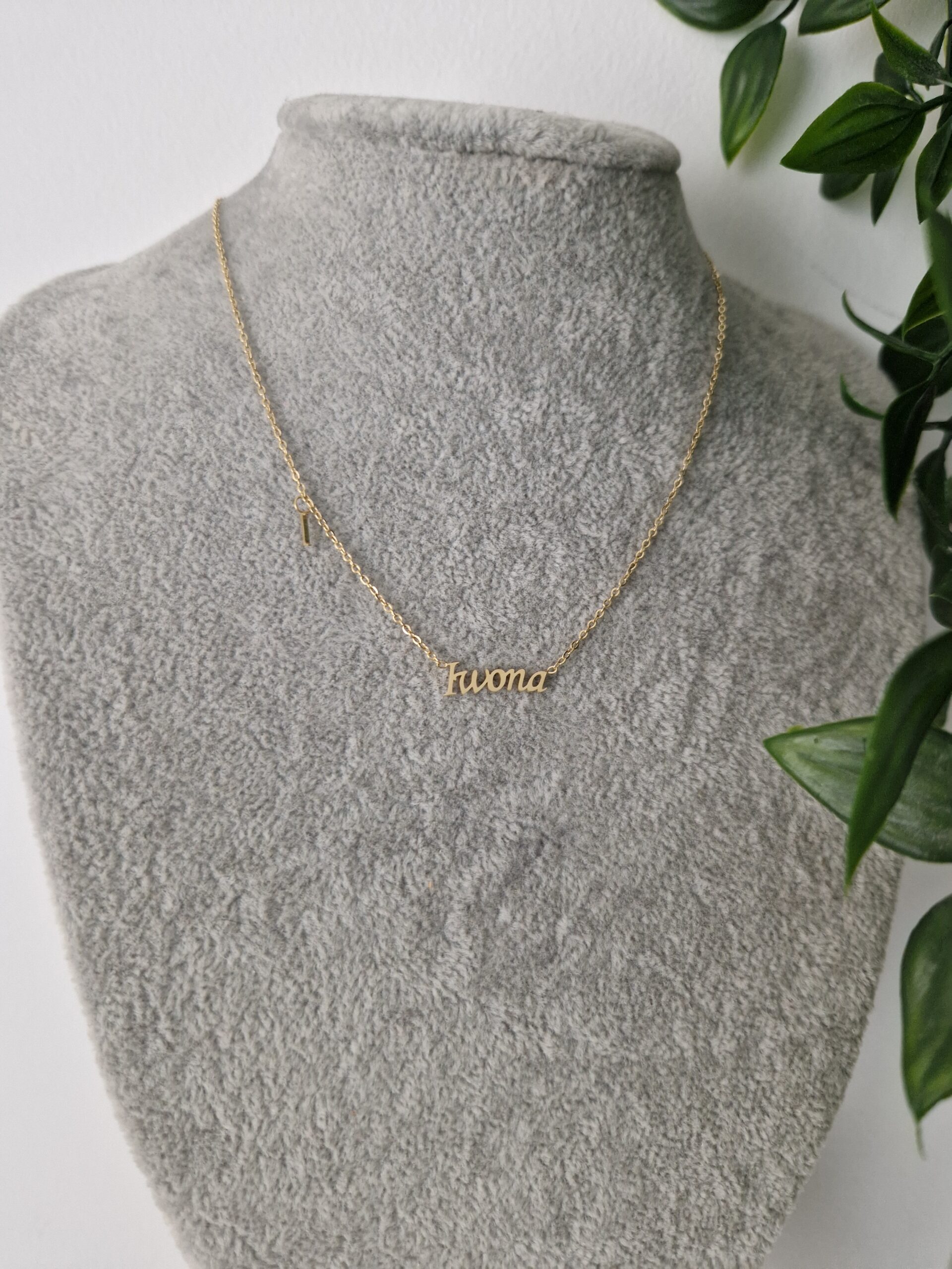 Iwona Gold Name Necklace