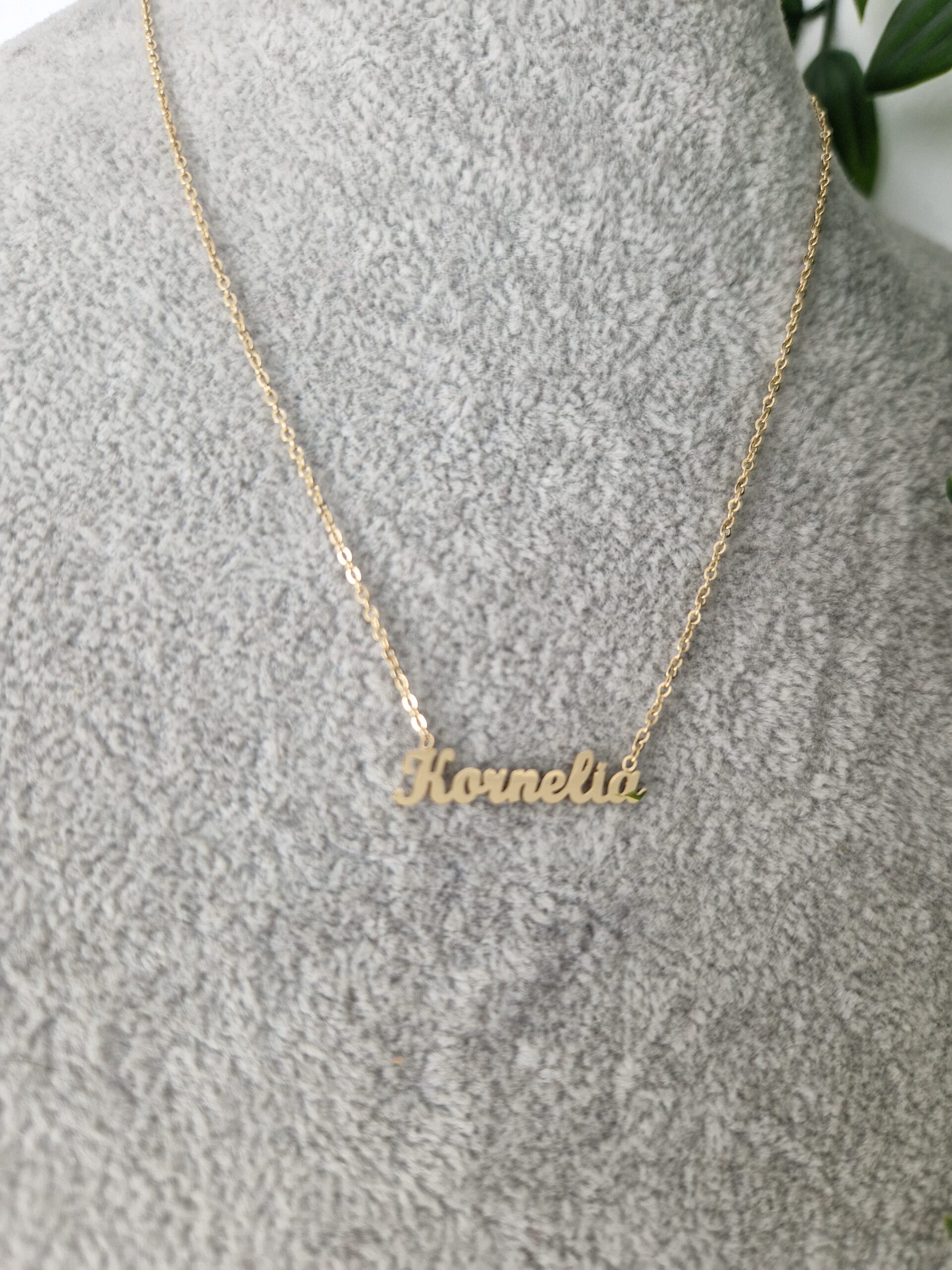 Kornelia Name Gold Necklace - Image 2