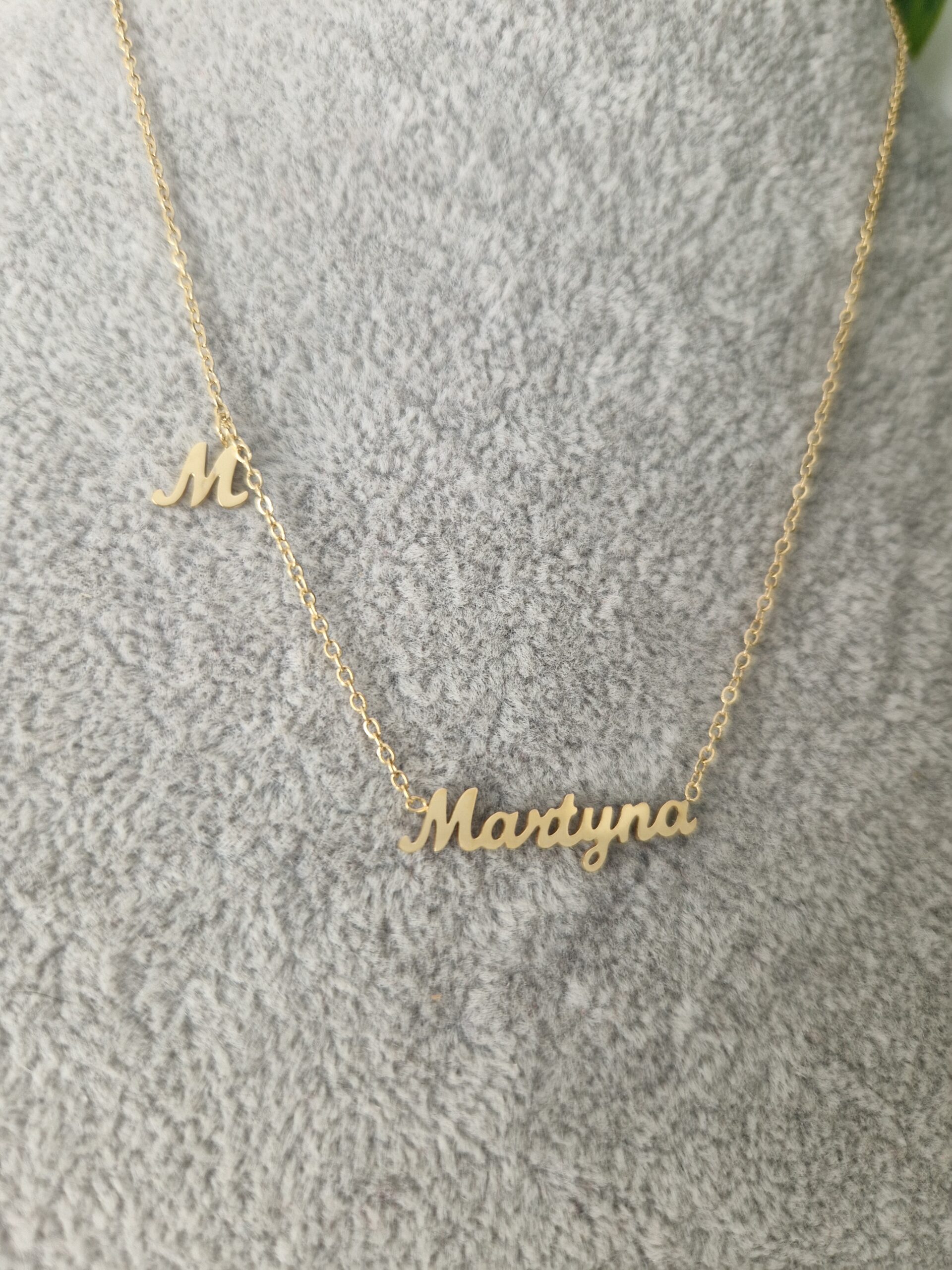 Martyna Name Gold Necklace - Image 2