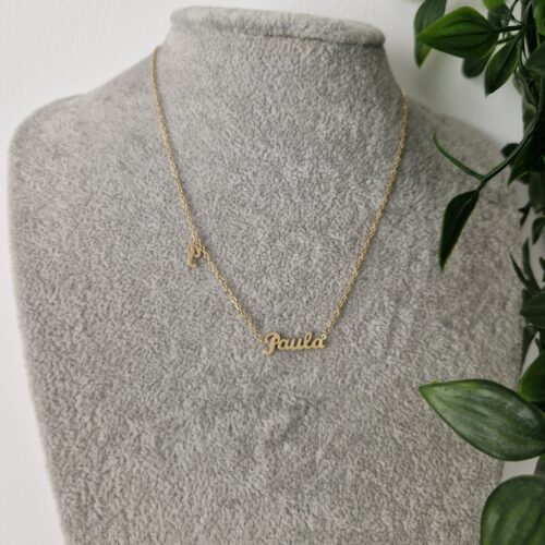NECKLACE NAME - GOLD PAULA