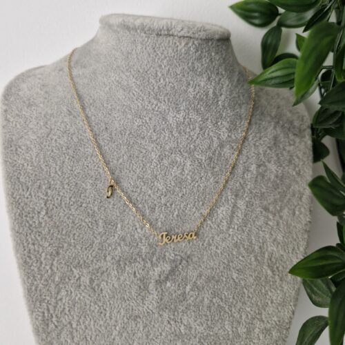 NECKLACE NAME - GOLD TERESA