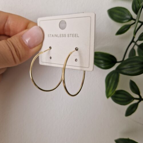 Gold Hoop Earrings