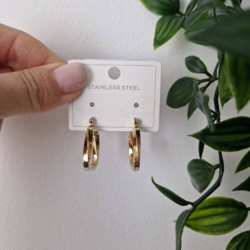 Twisted Square Earrings