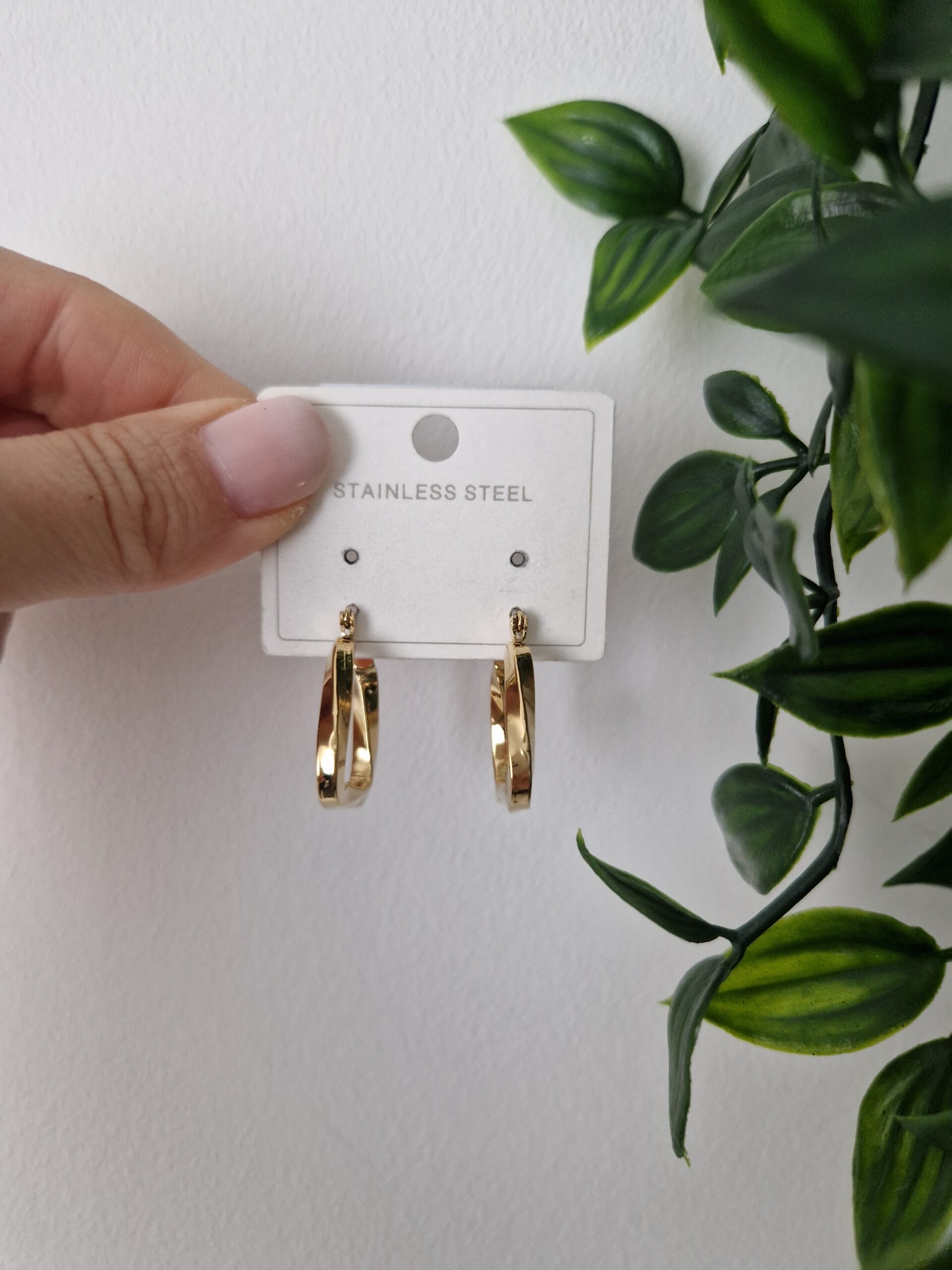 Twisted Square Earrings