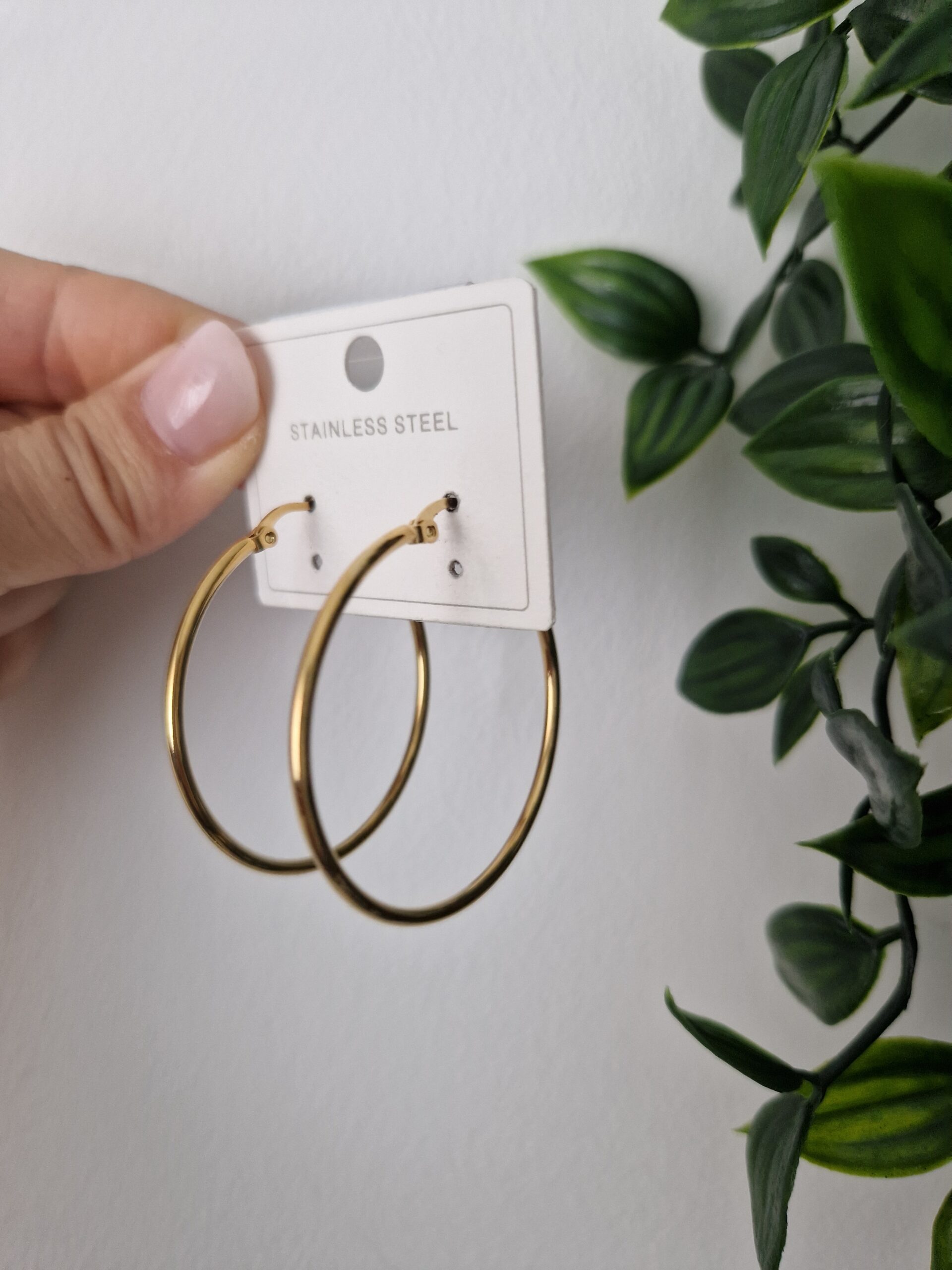 Classic Hoop Earrings - Image 2