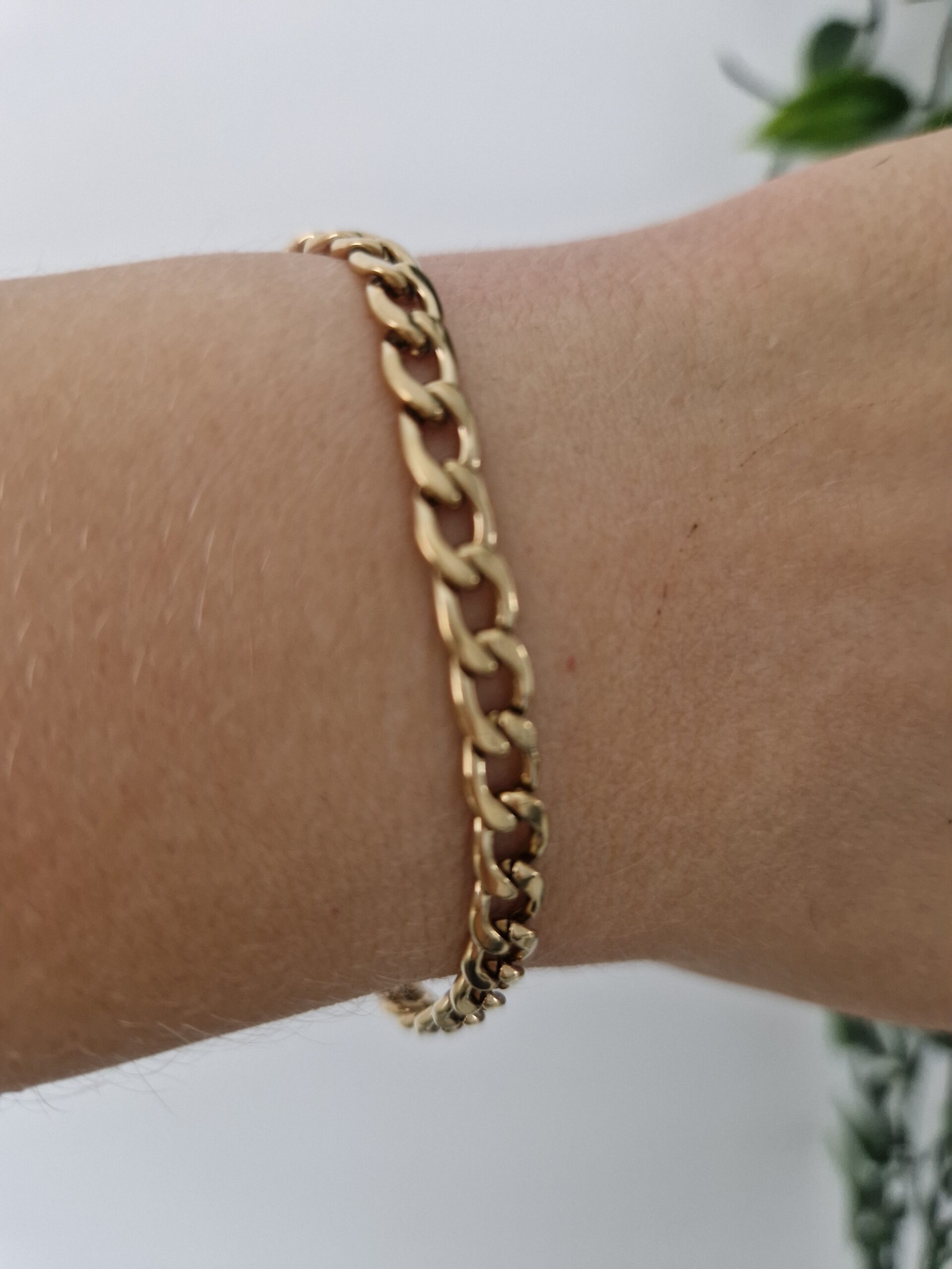 Chunky Gold Bracelet - Image 2