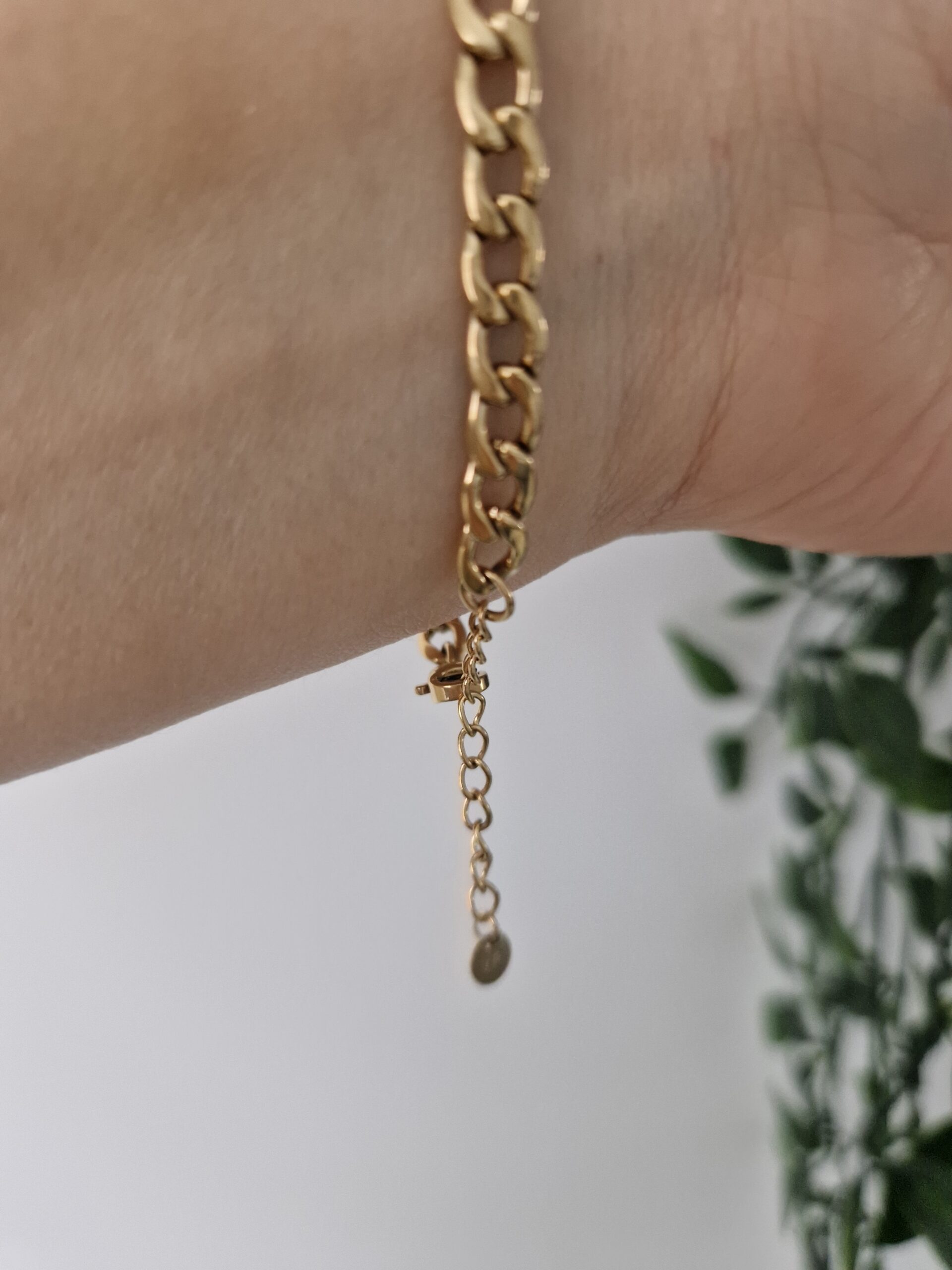 Chunky Gold Bracelet - Image 3