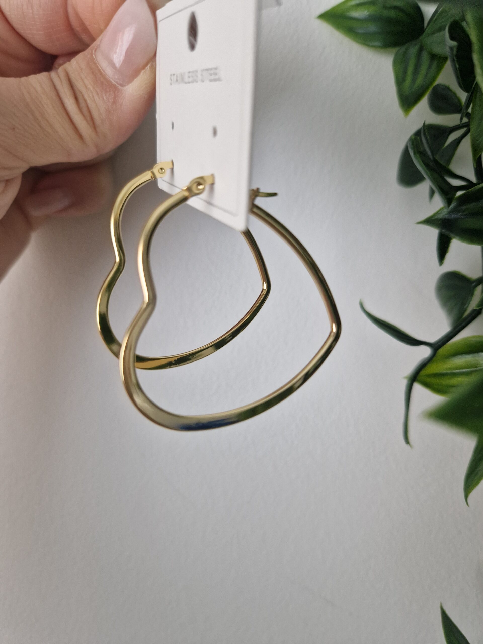 Heart Shaped Hoops - Image 2