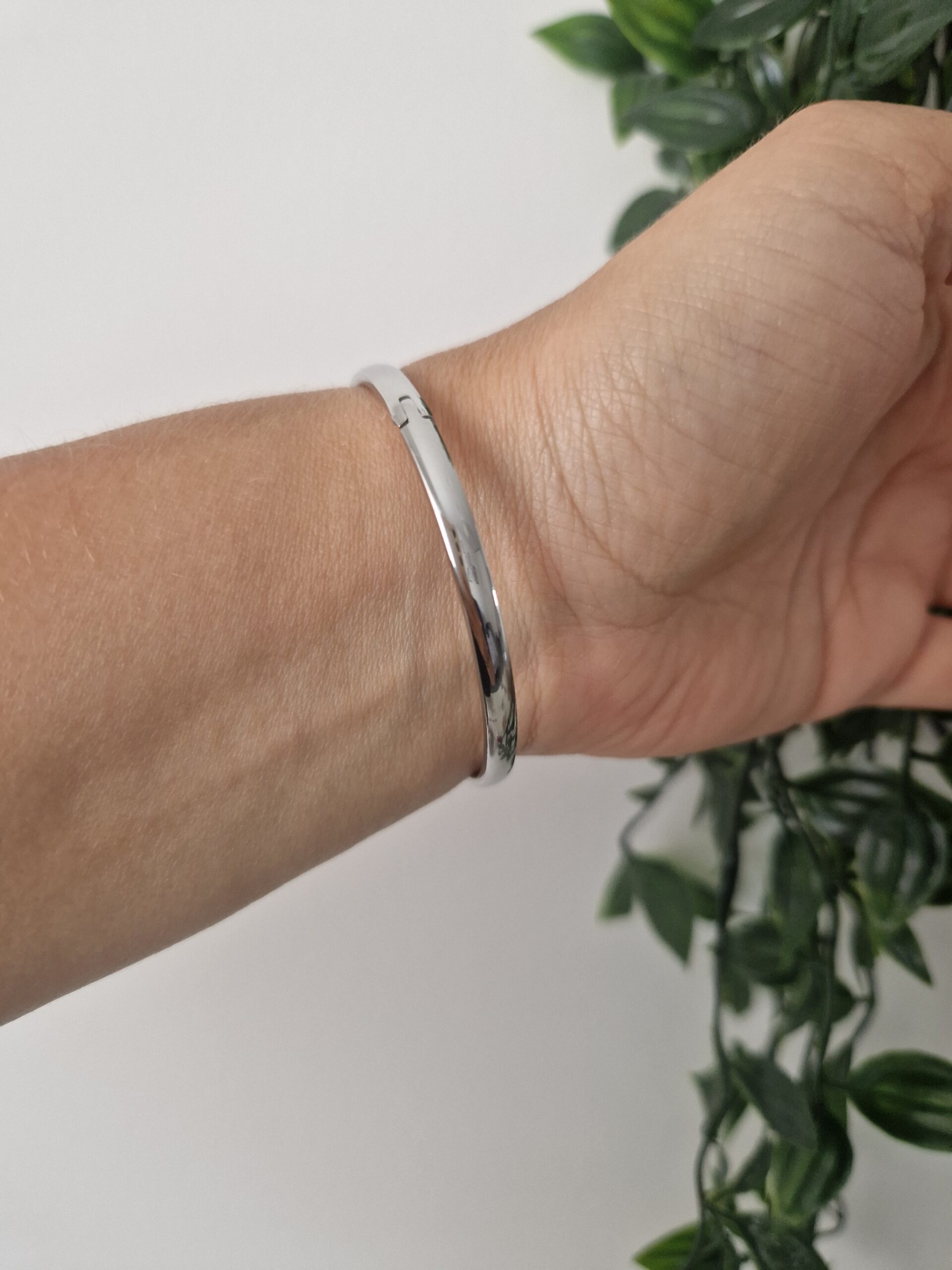 Essential Silver Bangle - Image 2
