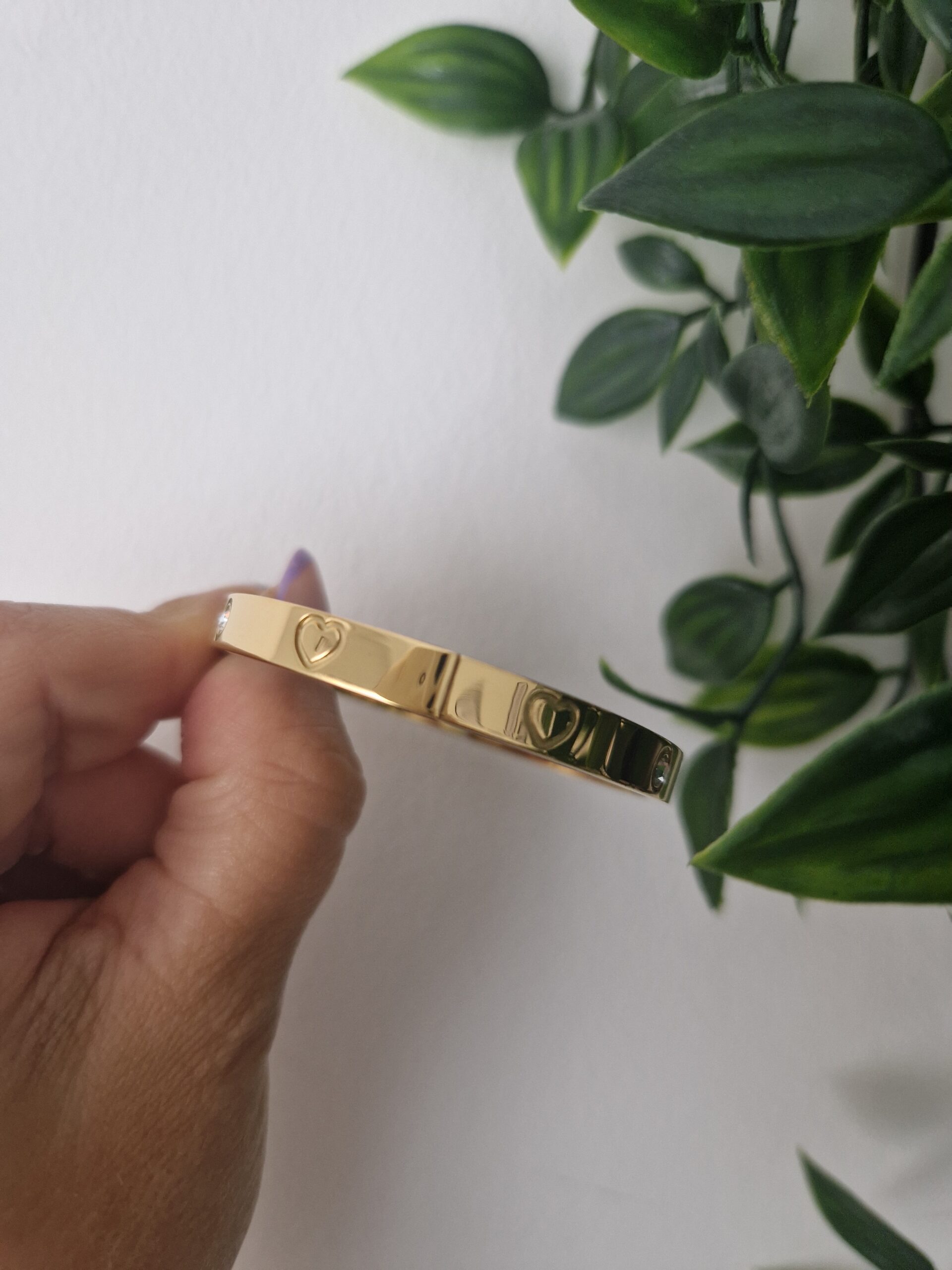 Heart Zirconia Bangle - Image 6